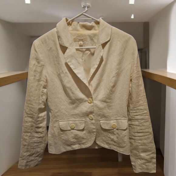 MERONA WOMENS WHITE BLAZER SZ SMALL - Picture 1 of 4